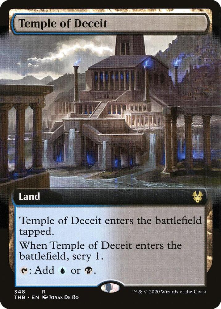 Temple of Deceit (Extended Art) [Theros Beyond Death] 348