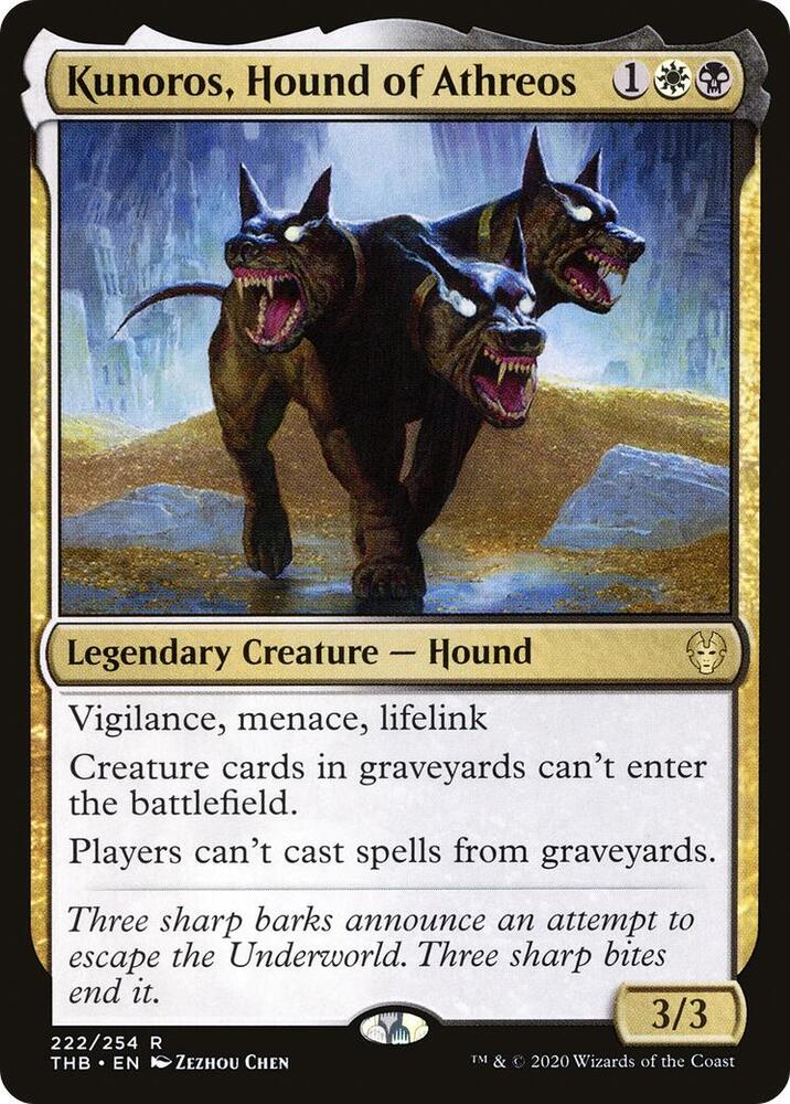Kunoros, Hound of Athreos [Theros Beyond Death] 222