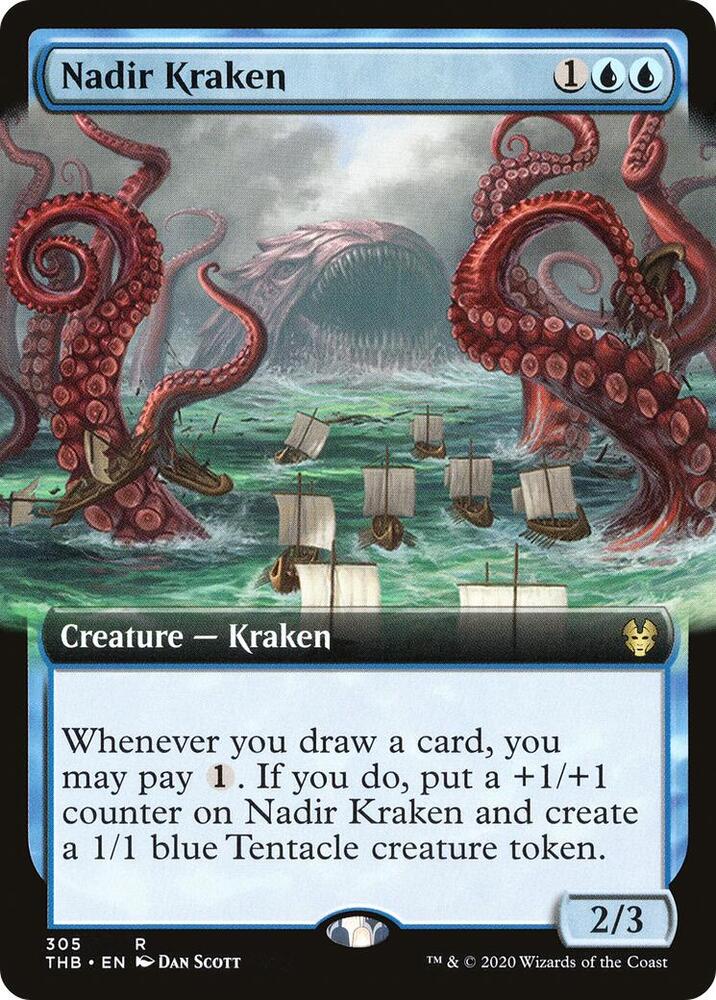 Nadir Kraken (Extended Art) [Theros Beyond Death] 305