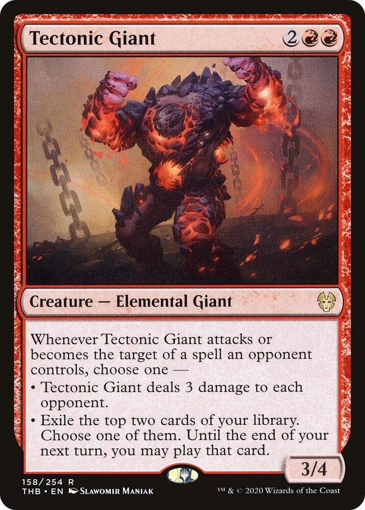 Tectonic Giant [Theros Beyond Death] 158