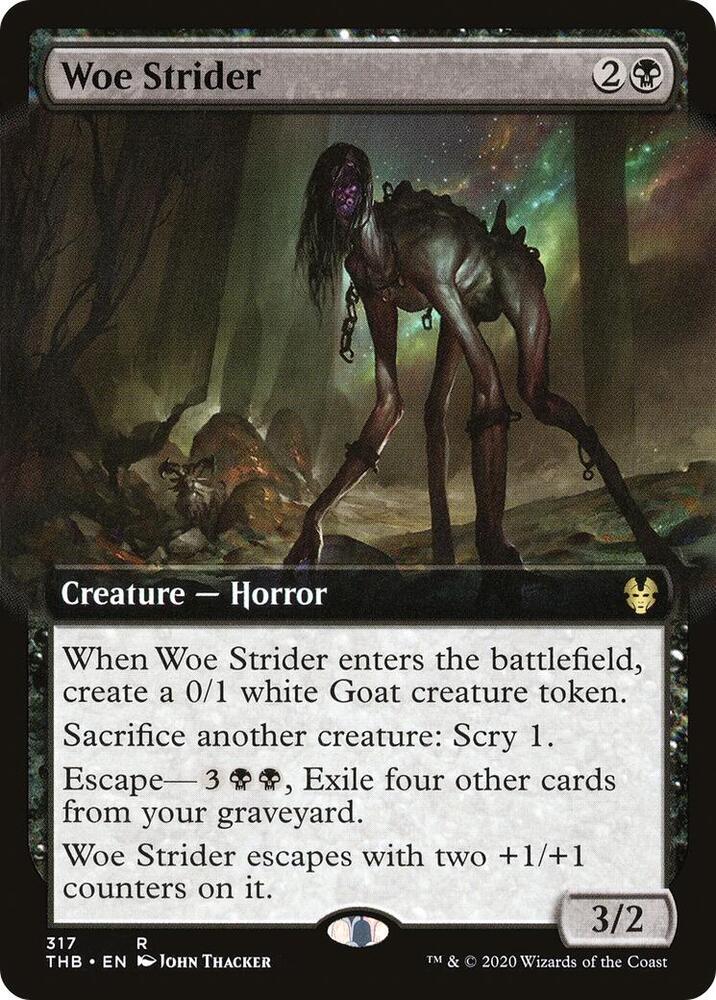 Woe Strider (Extended Art) [Theros Beyond Death] 317