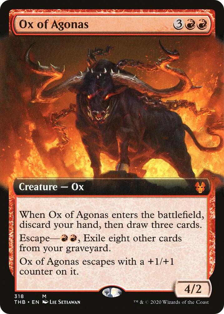 Ox of Agonas (Extended Art) [Theros Beyond Death] 318