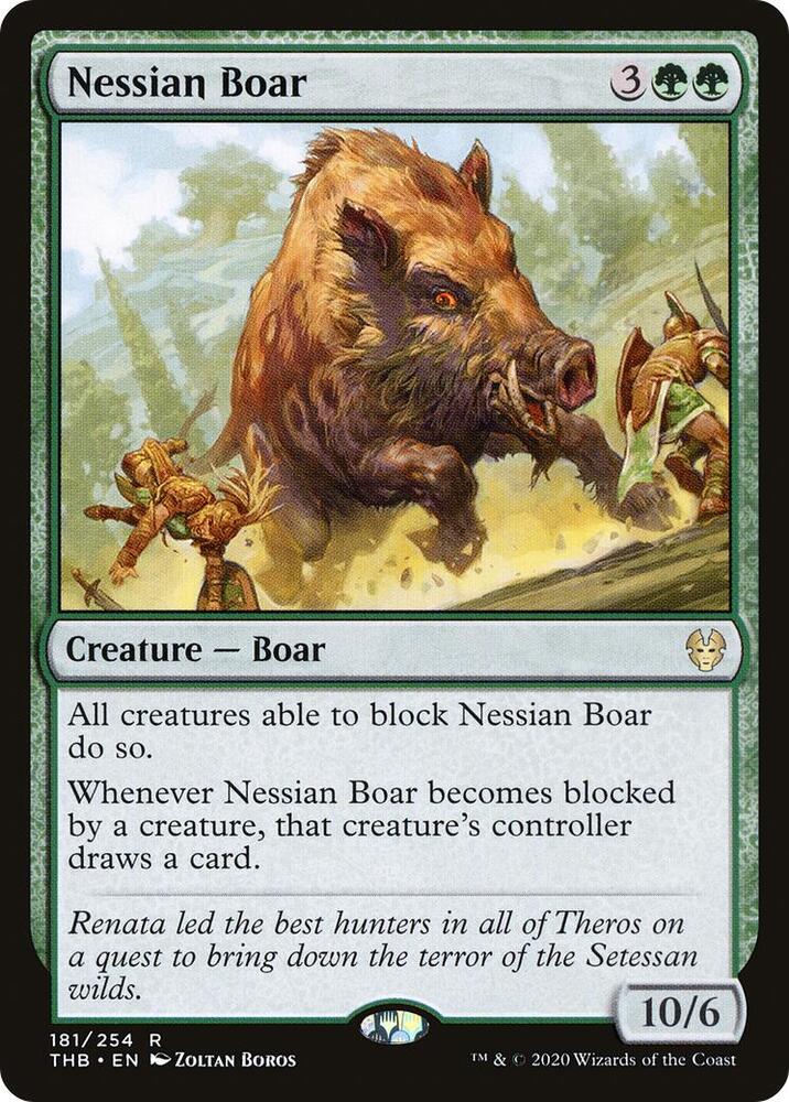 Nessian Boar [Theros Beyond Death] 181