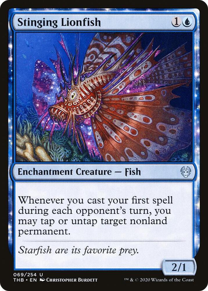 Stinging Lionfish [Theros Beyond Death] 69
