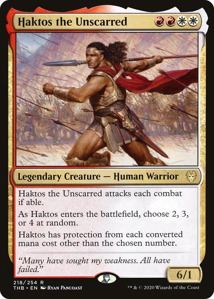 Haktos the Unscarred [Theros Beyond Death] 218