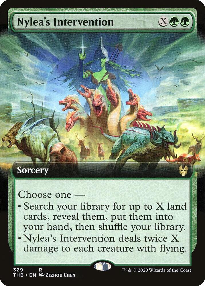 Nylea's Intervention (Extended Art) [Theros Beyond Death] 329