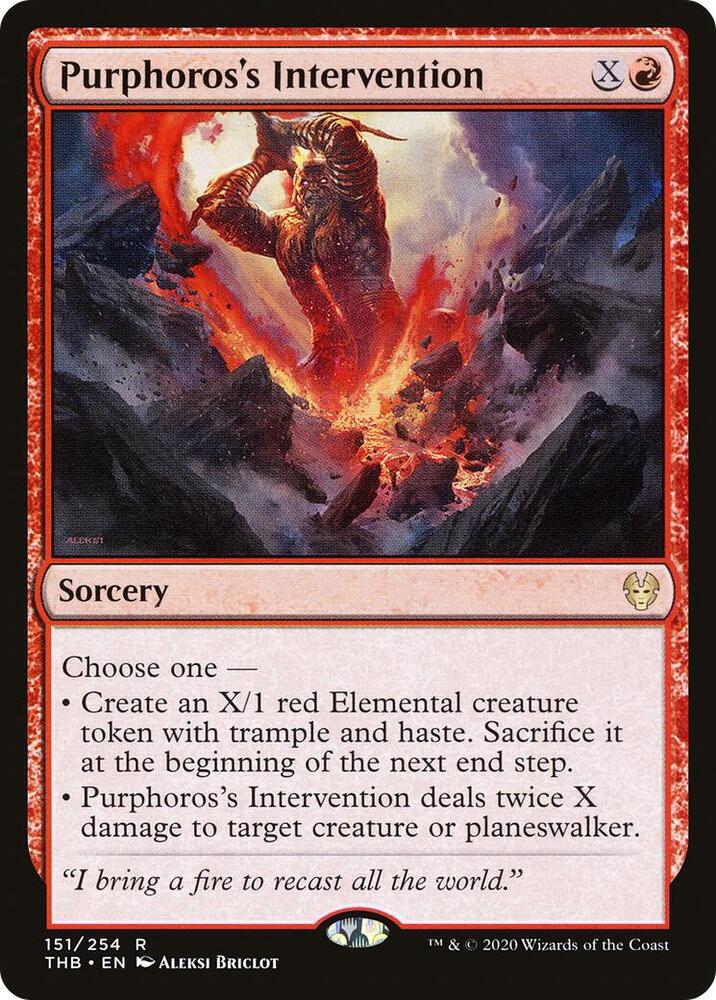 Purphoros's Intervention [Theros Beyond Death] 151