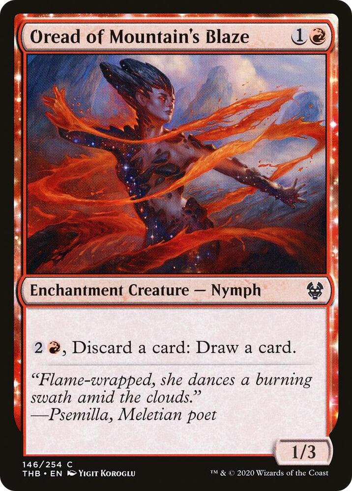 Oread of Mountain's Blaze [Theros Beyond Death] 146