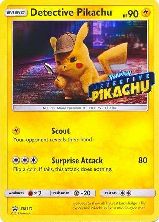 Detective Pikachu - SM170 (Stamped) [SM Promos] SM170