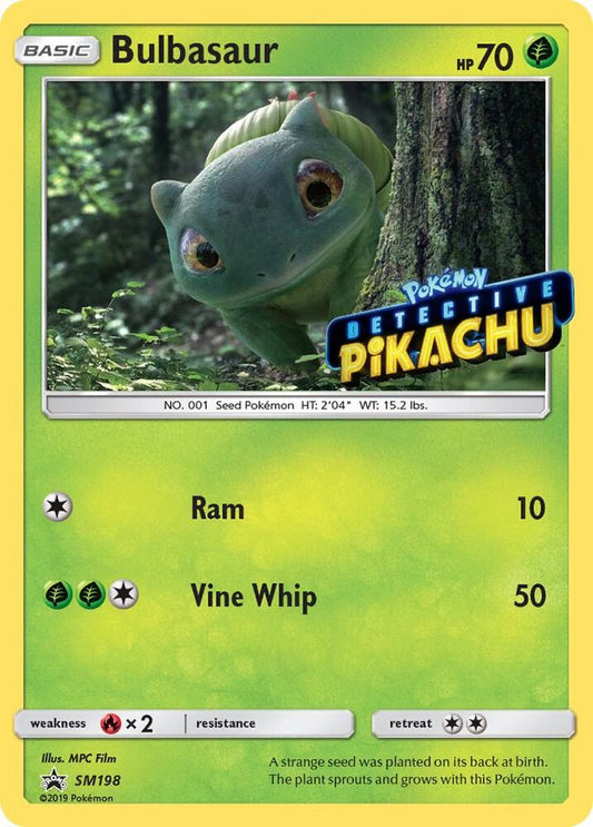 Bulbasaur - SM198 (Detective Pikachu Stamped) [SM Promos] SM198