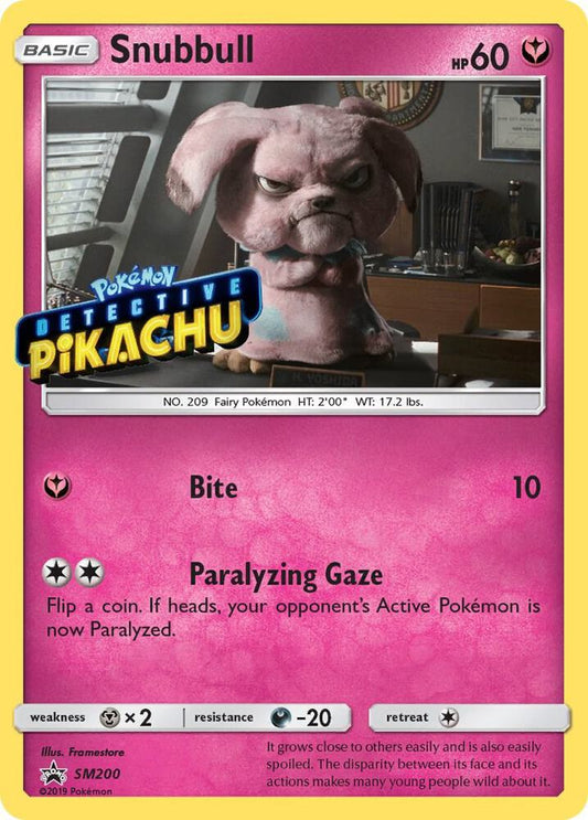 Snubbull - SM200 (Detective Pikachu Stamped) [SM Promos] SM200