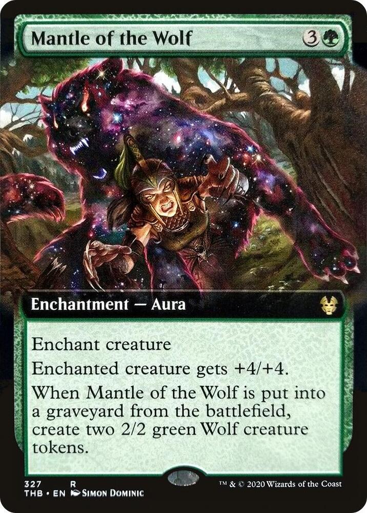 Mantle of the Wolf (Extended Art) [Theros Beyond Death] 327
