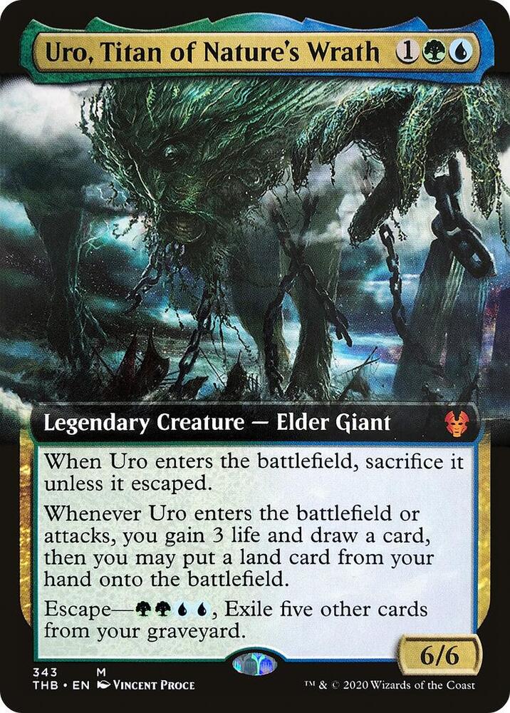 Uro, Titan of Nature's Wrath (Extended Art) [Theros Beyond Death] 343
