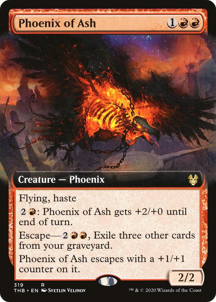 Phoenix of Ash (Extended Art) [Theros Beyond Death] 319