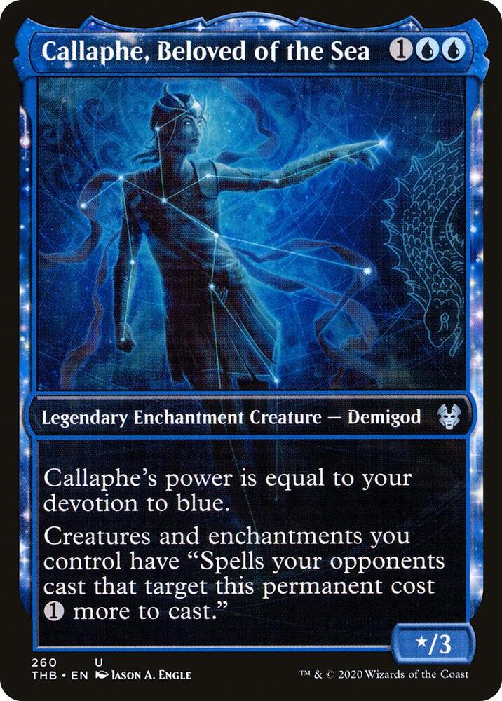 Callaphe, Beloved of the Sea (Showcase) [Theros Beyond Death] 260