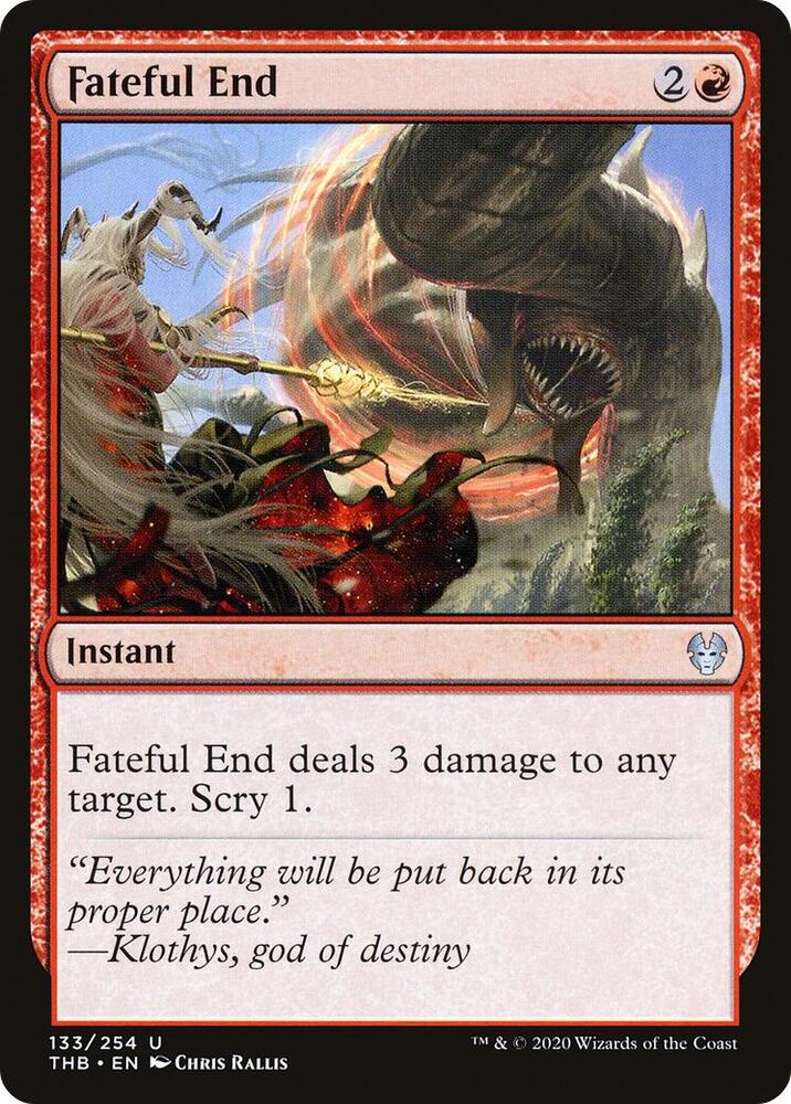 Fateful End [Theros Beyond Death] 133