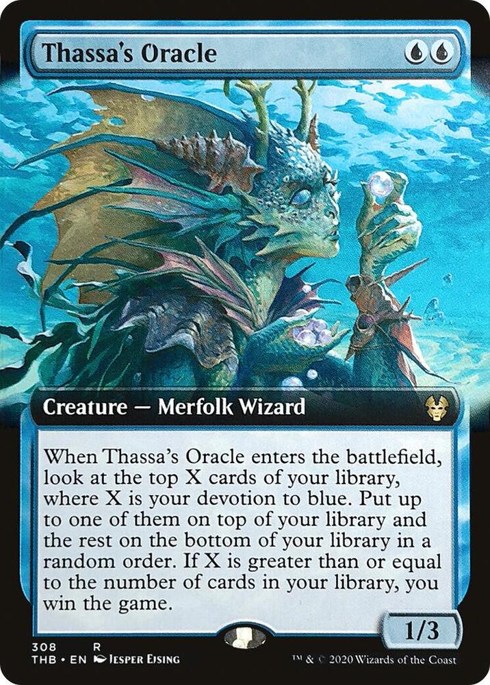 Thassa's Oracle (Extended Art) [Theros Beyond Death] 308