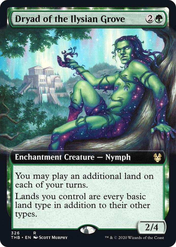 Dryad of the Ilysian Grove (Extended Art) [Theros Beyond Death] 326