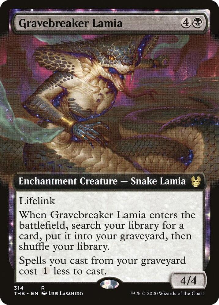 Gravebreaker Lamia (Extended Art) [Theros Beyond Death] 314