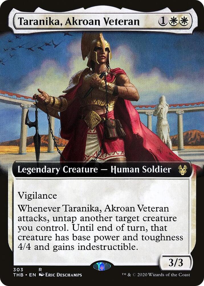Taranika, Akroan Veteran (Extended Art) [Theros Beyond Death] 303