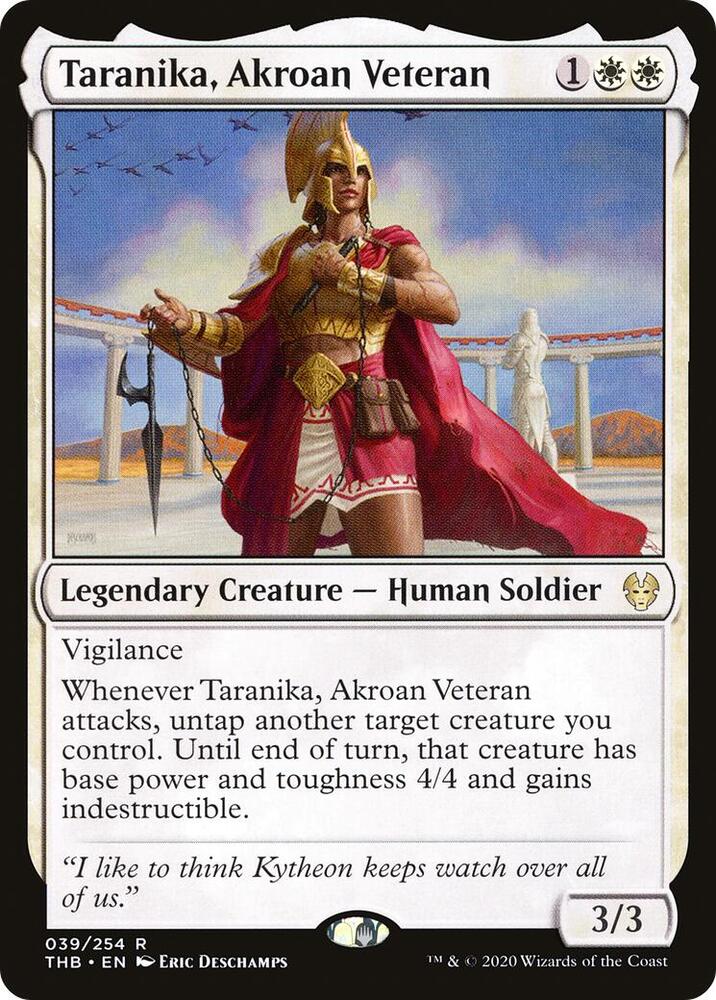 Taranika, Akroan Veteran [Theros Beyond Death] 39