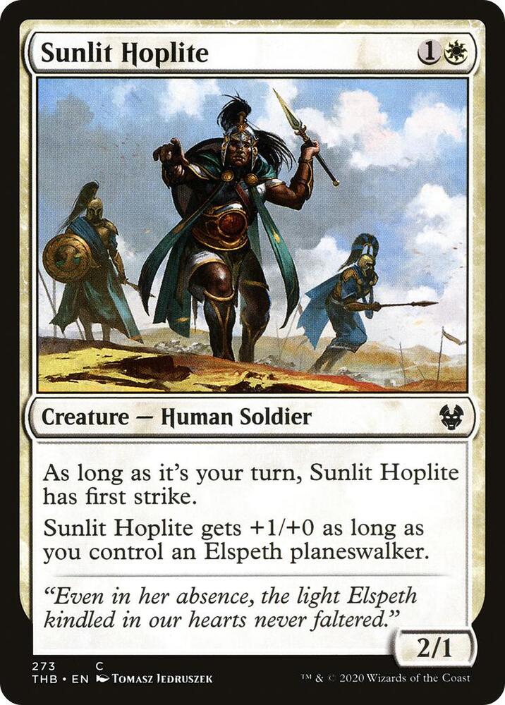 Sunlit Hoplite [Theros Beyond Death] 273