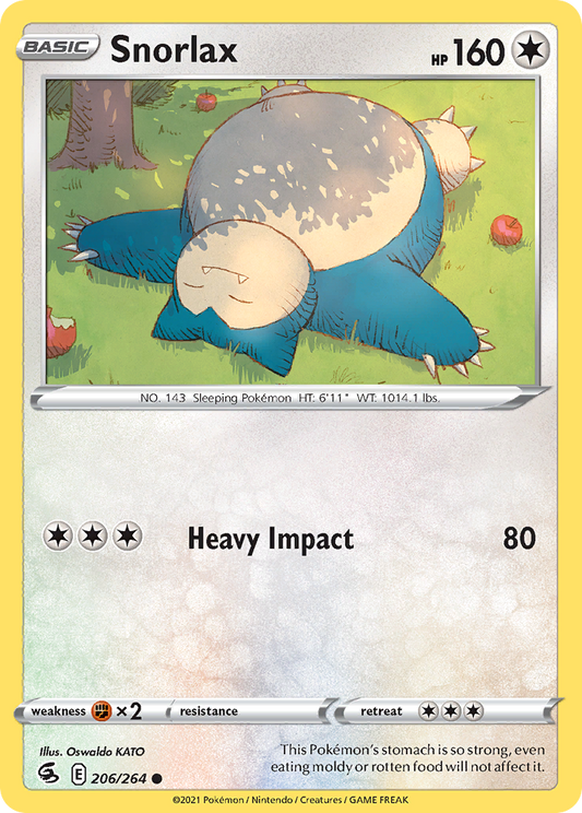 Snorlax - 206/264 Fusion Strike