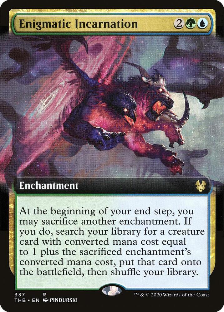 Enigmatic Incarnation (Extended Art) [Theros Beyond Death] 337
