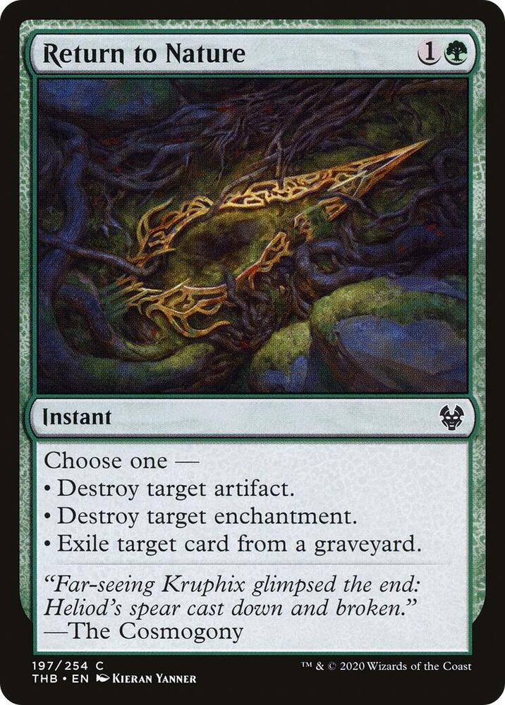 Return to Nature [Theros Beyond Death] 197