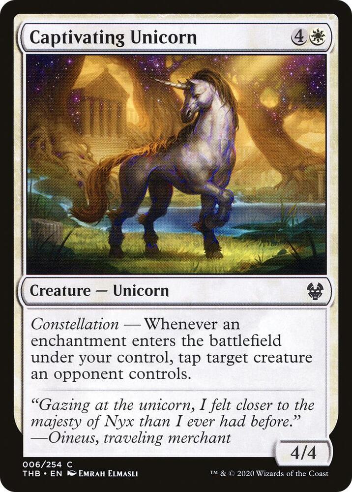 Captivating Unicorn [Theros Beyond Death] 6