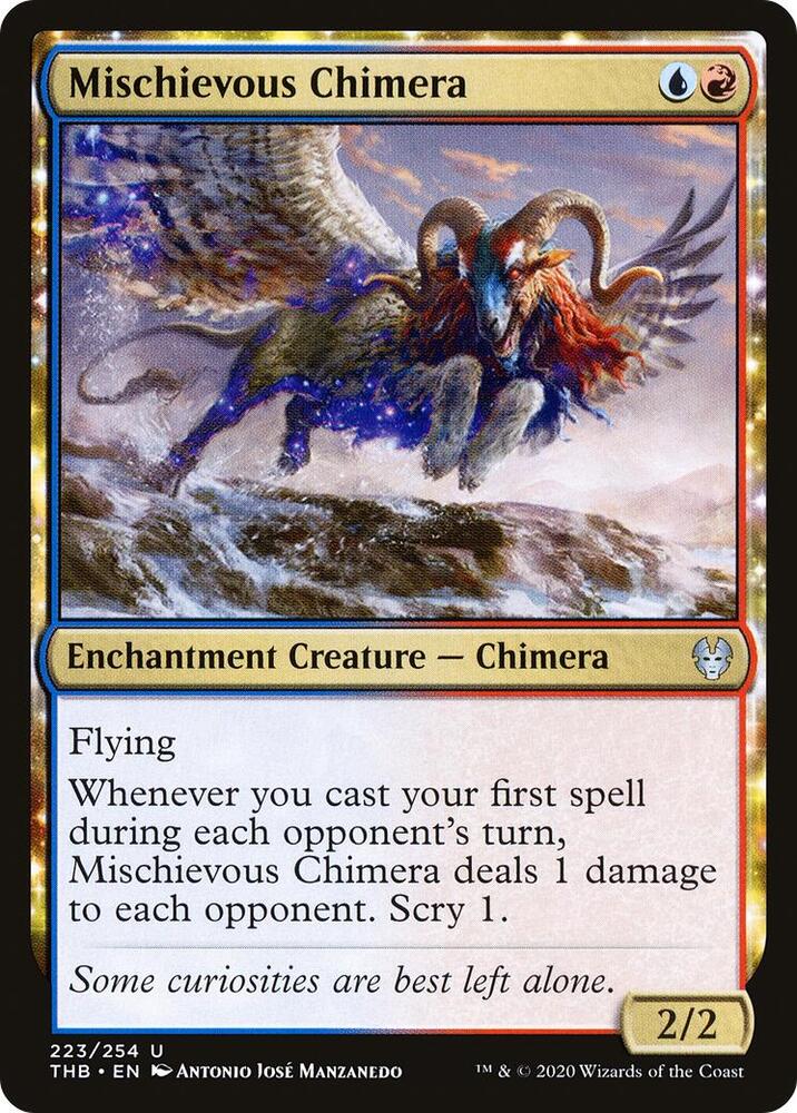 Mischievous Chimera [Theros Beyond Death] 223