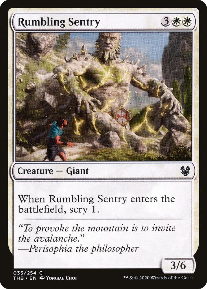 Rumbling Sentry [Theros Beyond Death] 35