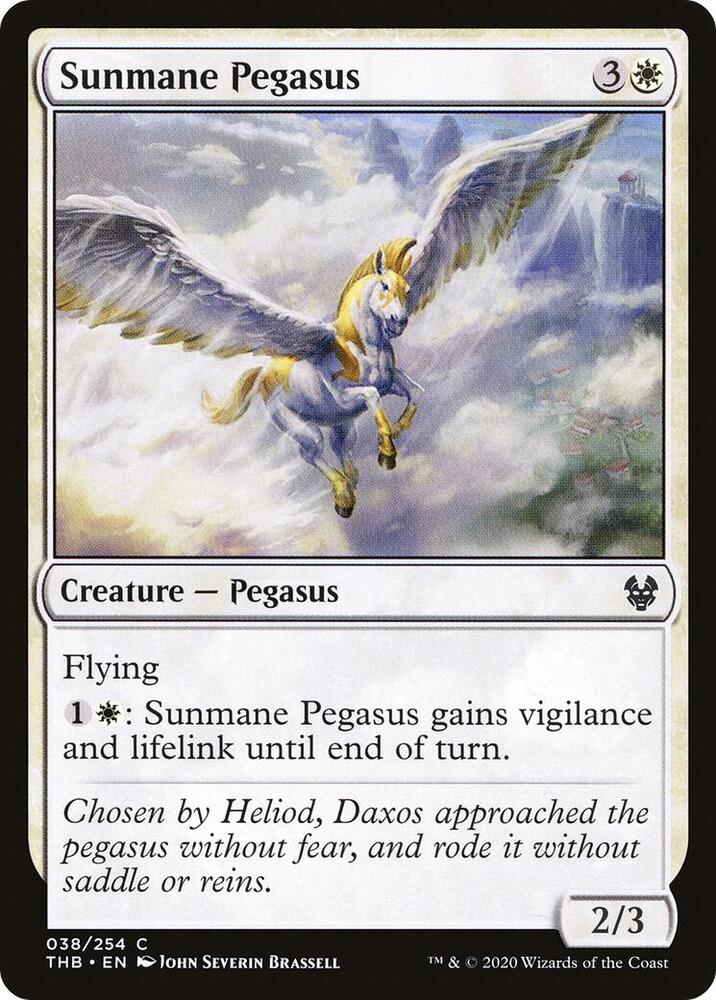 Sunmane Pegasus [Theros Beyond Death] 38