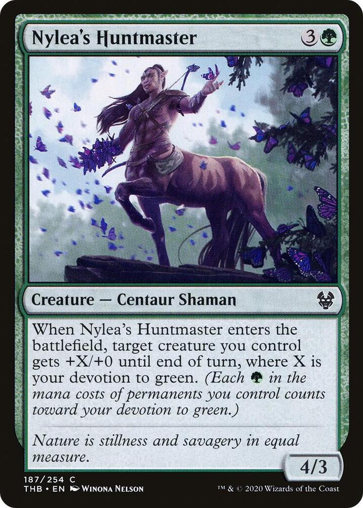 Nylea's Huntmaster [Theros Beyond Death] 187