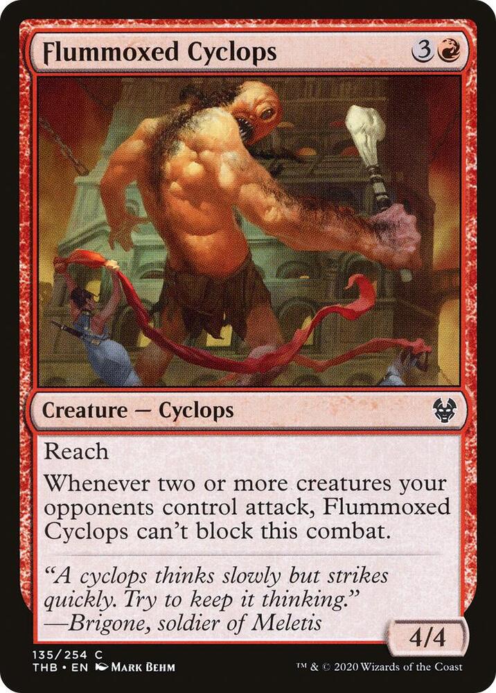 Flummoxed Cyclops [Theros Beyond Death] 135
