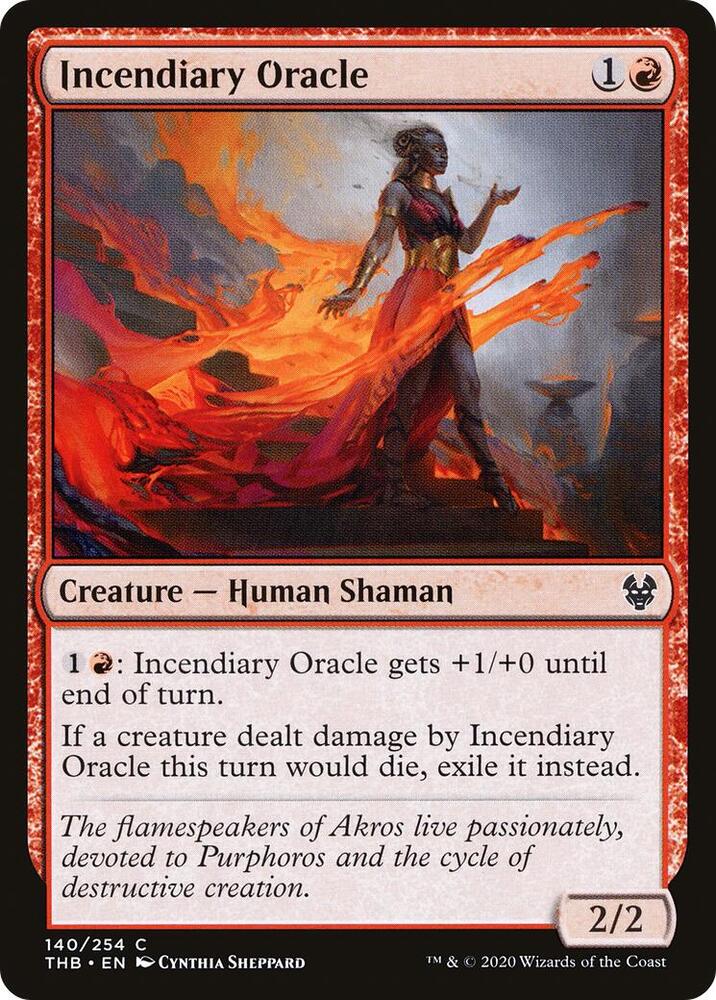 Incendiary Oracle [Theros Beyond Death] 140