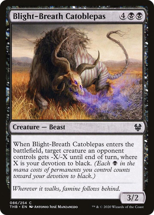 Blight-Breath Catoblepas [Theros Beyond Death] 86