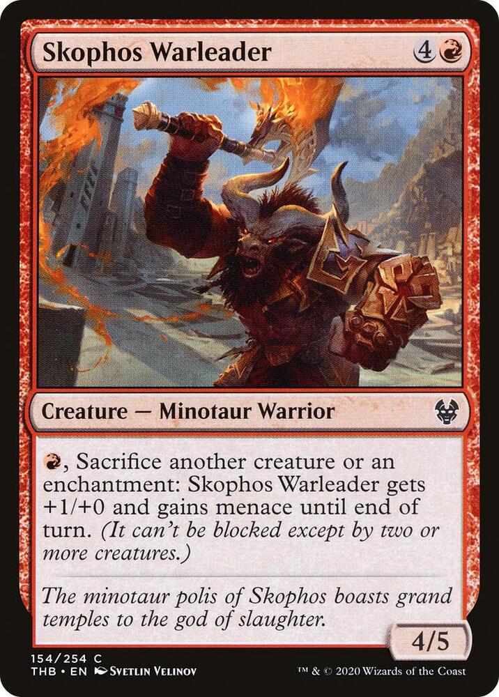 Skophos Warleader [Theros Beyond Death] 154
