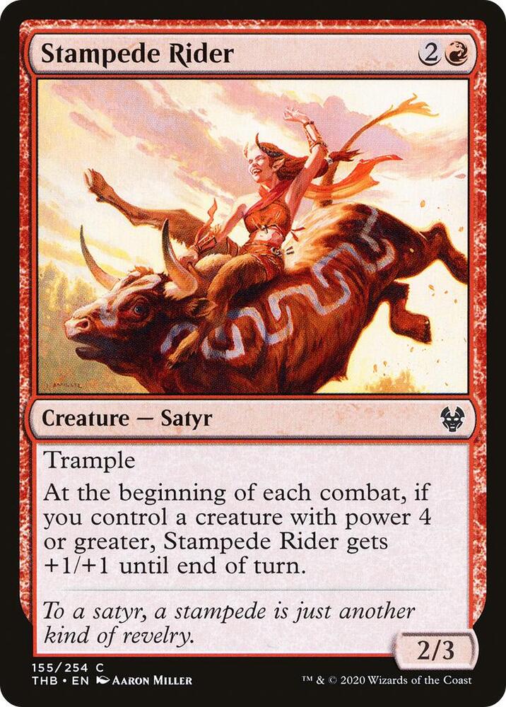Stampede Rider [Theros Beyond Death] 155