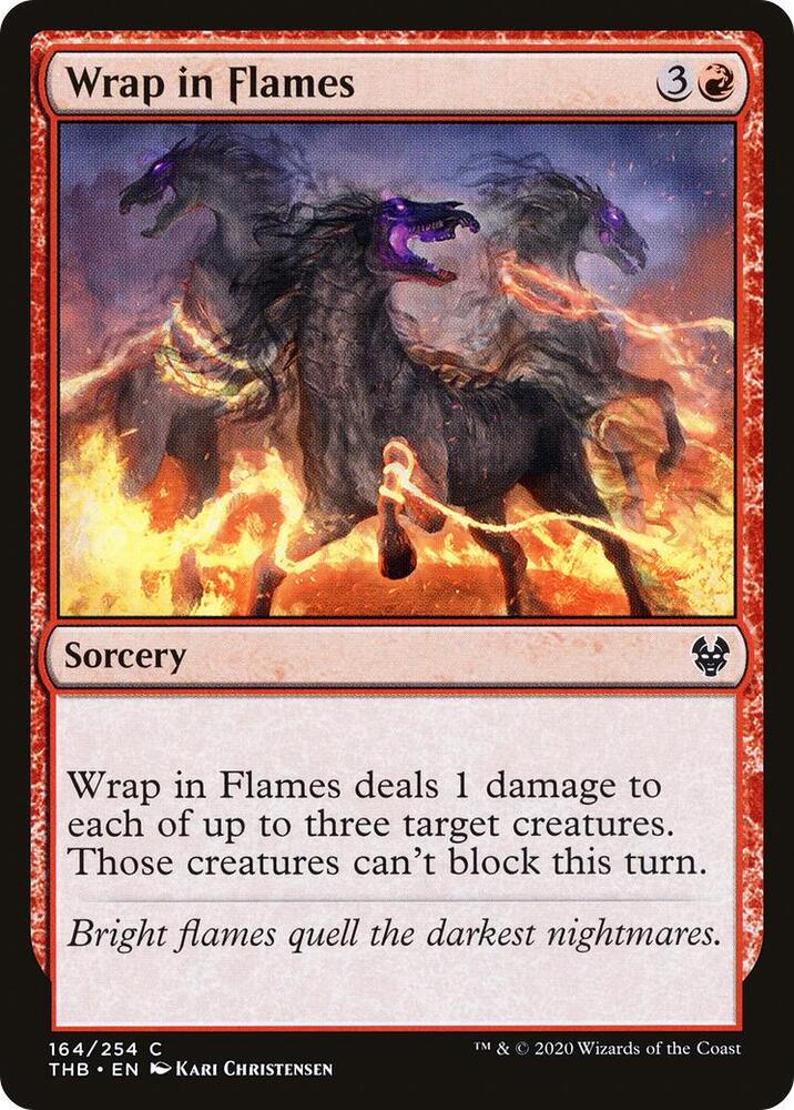 Wrap in Flames [Theros Beyond Death] 164