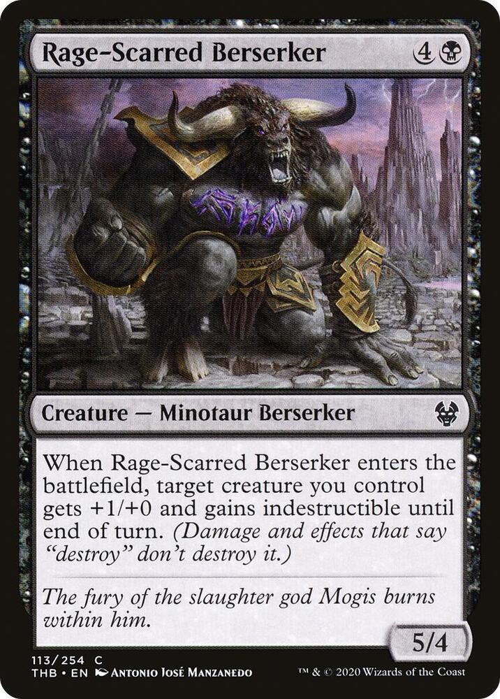 Rage-Scarred Berserker [Theros Beyond Death] 113
