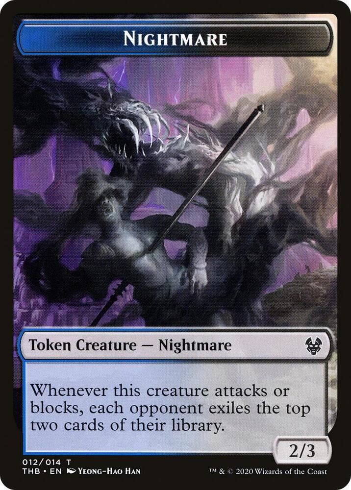 Nightmare Token [Theros Beyond Death] 12