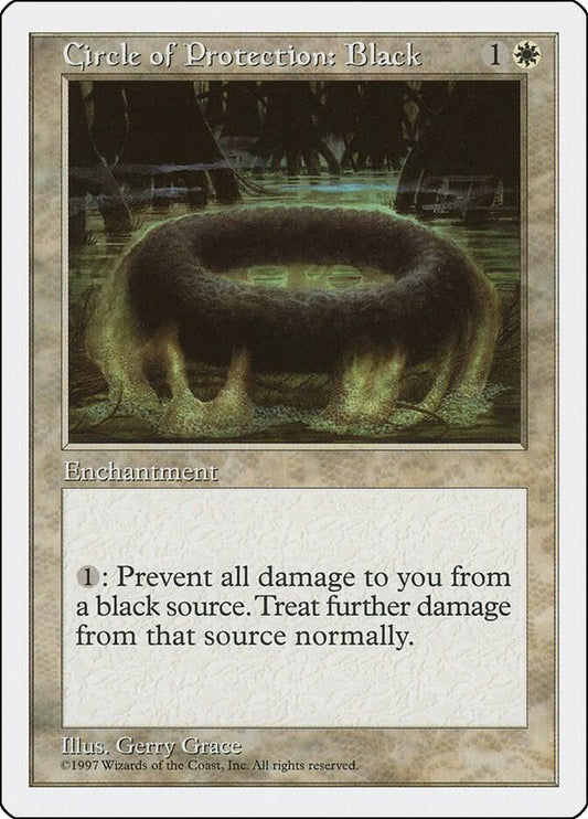 Circle of Protection: Black [Fifth Edition]