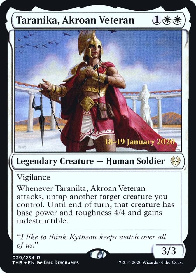 Taranika, Akroan Veteran [Prerelease Cards] 39