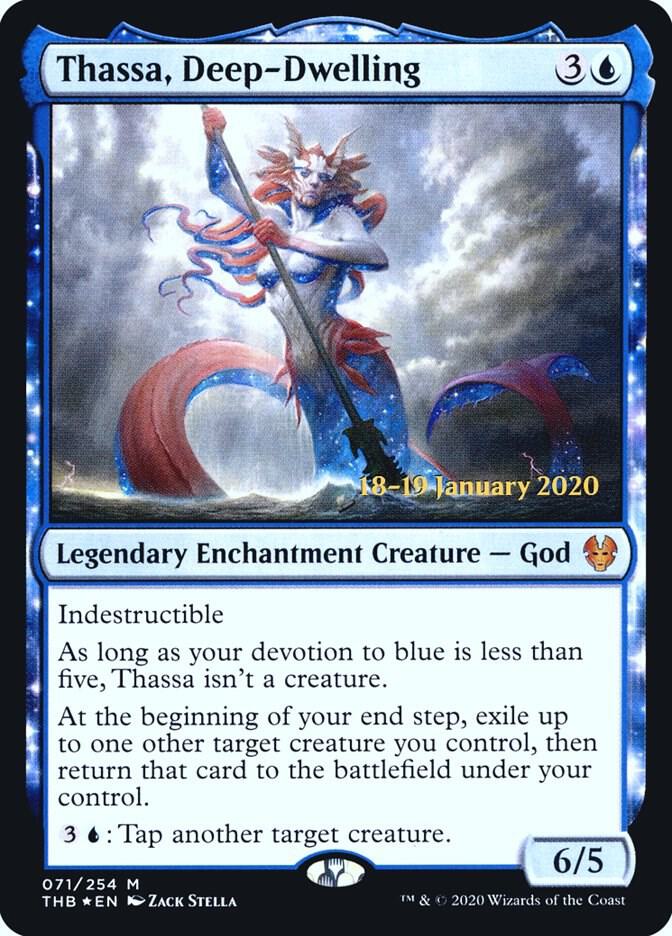 Thassa, Deep-Dwelling [Prerelease Cards] 71