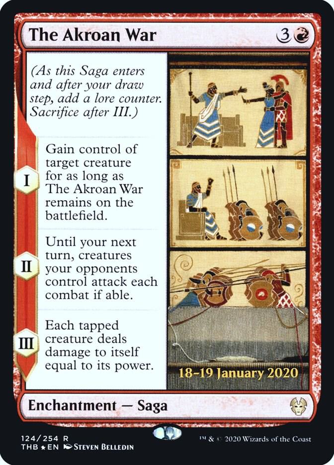 The Akroan War [Prerelease Cards] 124