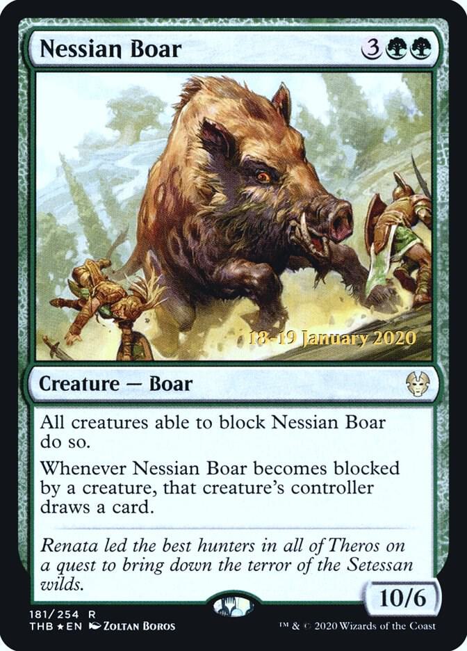 Nessian Boar [Prerelease Cards] 181
