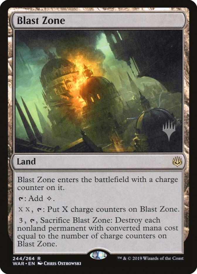 Blast Zone (WAR) [Promo Pack: Theros Beyond Death] 244