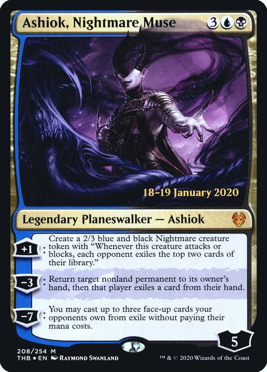 Ashiok, Nightmare Muse [Prerelease Cards] 208