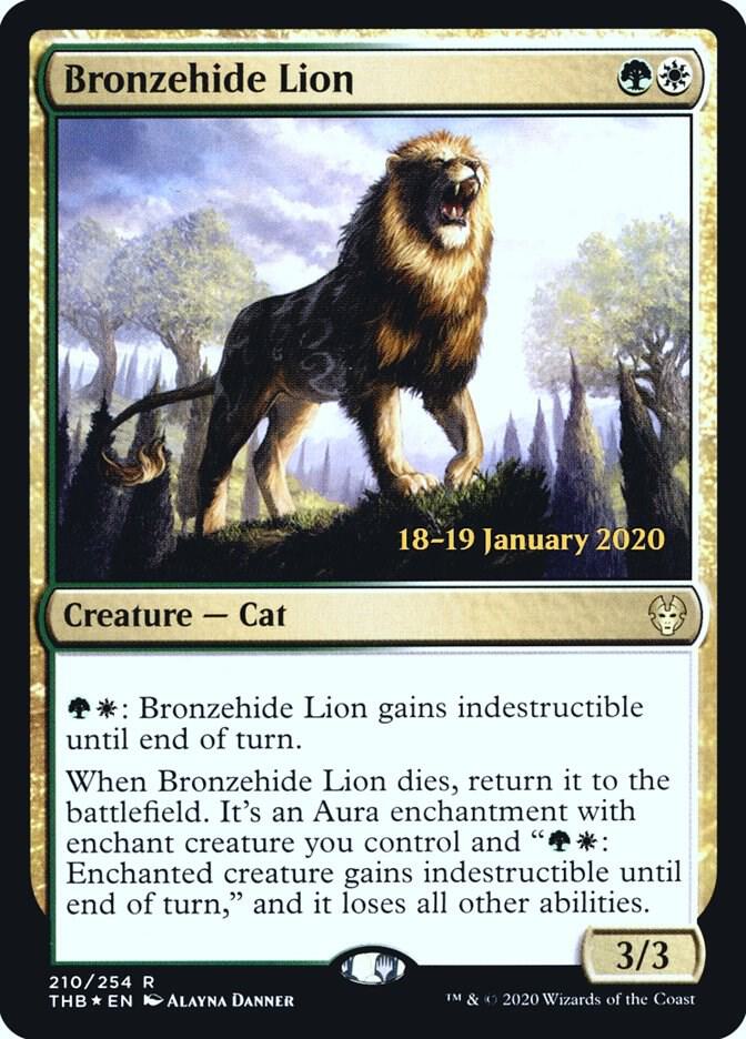Bronzehide Lion [Prerelease Cards] 210